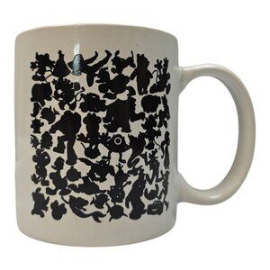 Disney 100 Years Of Wonder Color Changing Mug 2023 Zak! Character Silhouettes